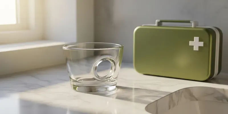 Por que um copo para lavagem ocular é o item mais crítico do seu kit