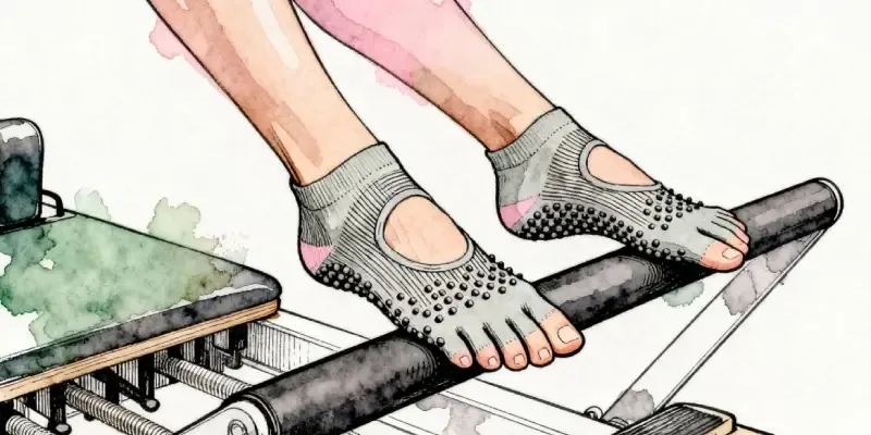 Guia de Equipamento para Iniciantes em Pilates: Por que Meias Comuns Não Servem