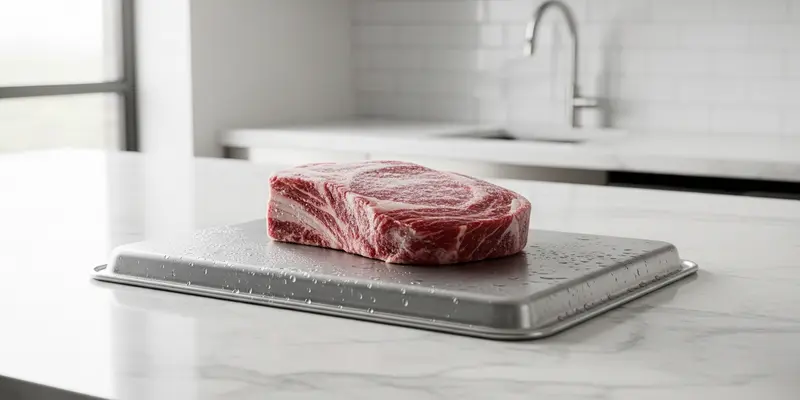 Stop Waiting: Use the Aluminum Tray Hack to Thaw Meat Fast